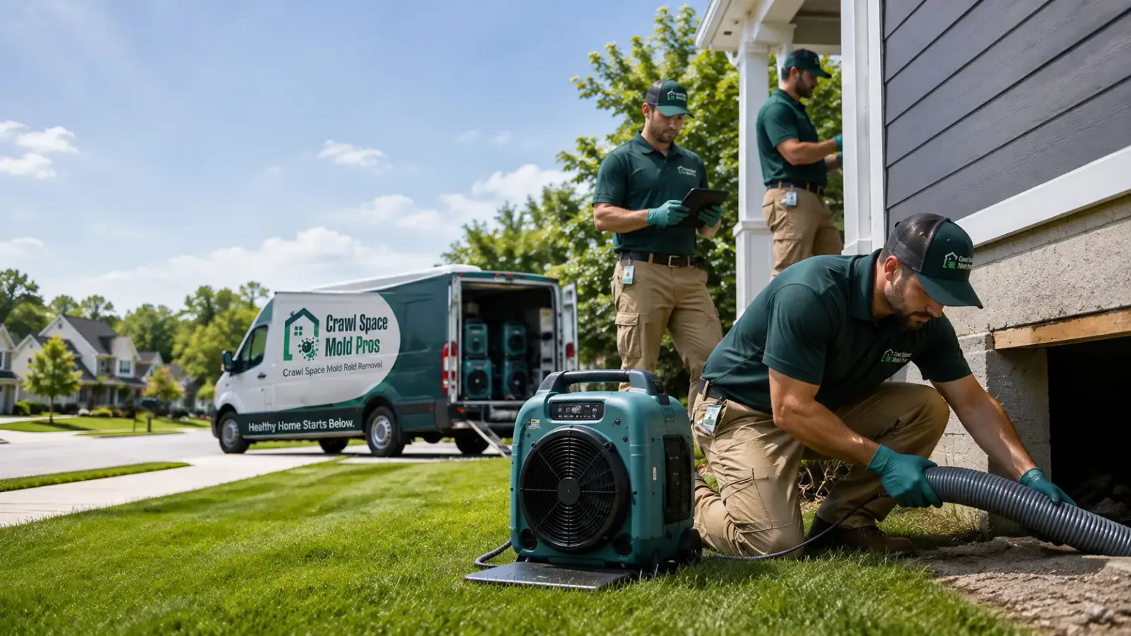 Crawl Space Mold Removal in Flatwoods, KY